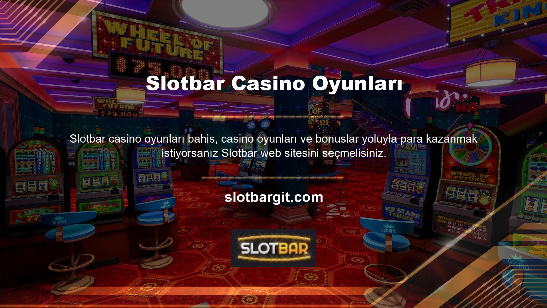 Kazanmak için Slotbar (Win) yeni adresine gelin