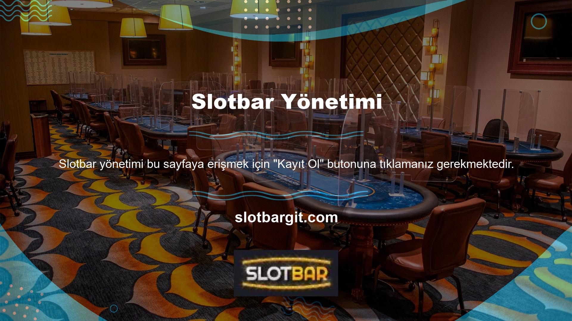 Bonuslar canlı bahis sitelerinde ve Slotbar Casino oyunlarında etkinlik olarak görünebilir